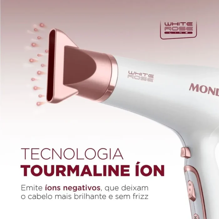 Secador De Cabelos Mondial Tourmaline Ion SCN-50 Potencia 2000w - Image 3