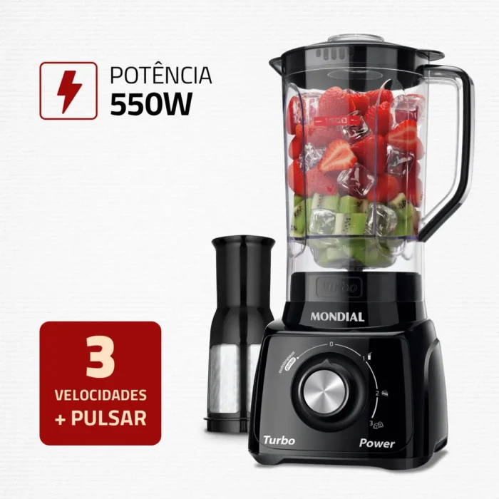 Liquidificador Mondial Turbo Power L-99-FB - Image 7
