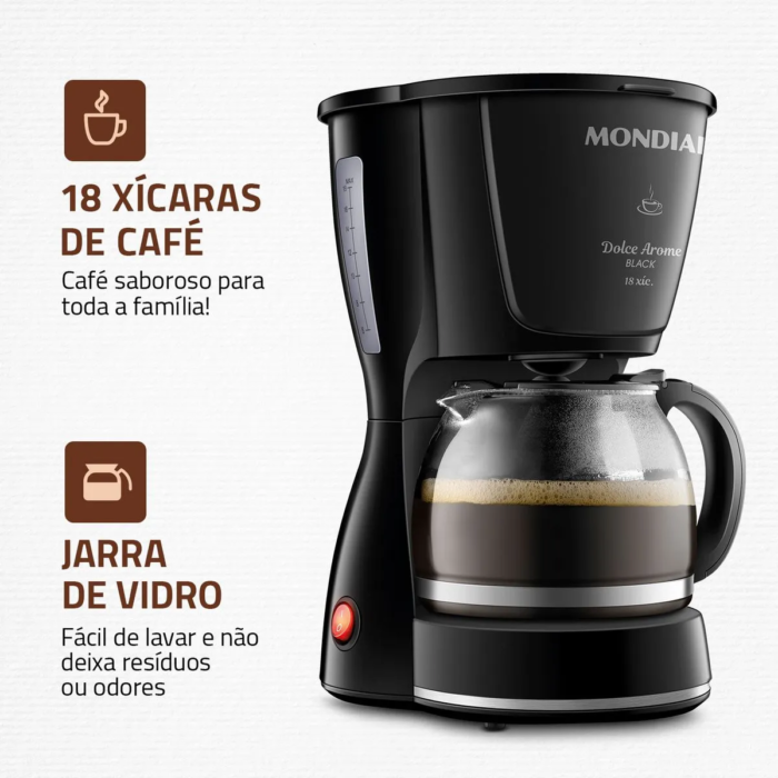 Cafeteira Elétrica Mondial C-30-18X-FB - Image 2
