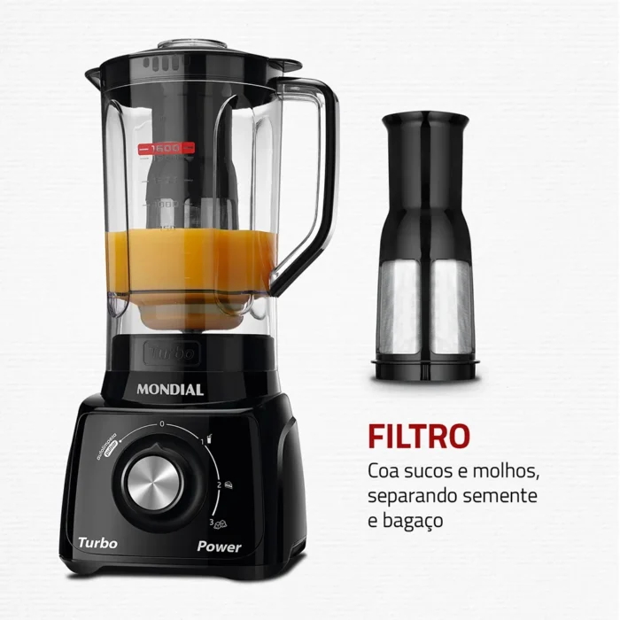 Liquidificador Mondial Turbo Power L-99-FB - Image 5