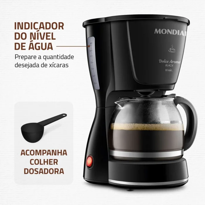 Cafeteira Elétrica Mondial C-30-18X-FB - Image 4