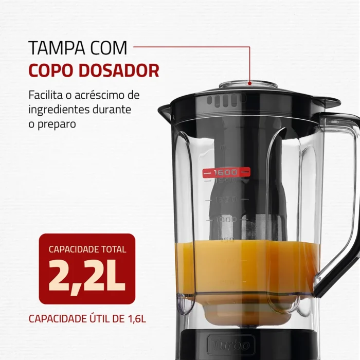 Liquidificador Mondial Turbo Power L-99-FB - Image 4