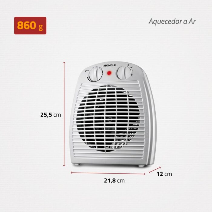 Aquecedor de Ar Mondial, 127V - A-08 - Image 2