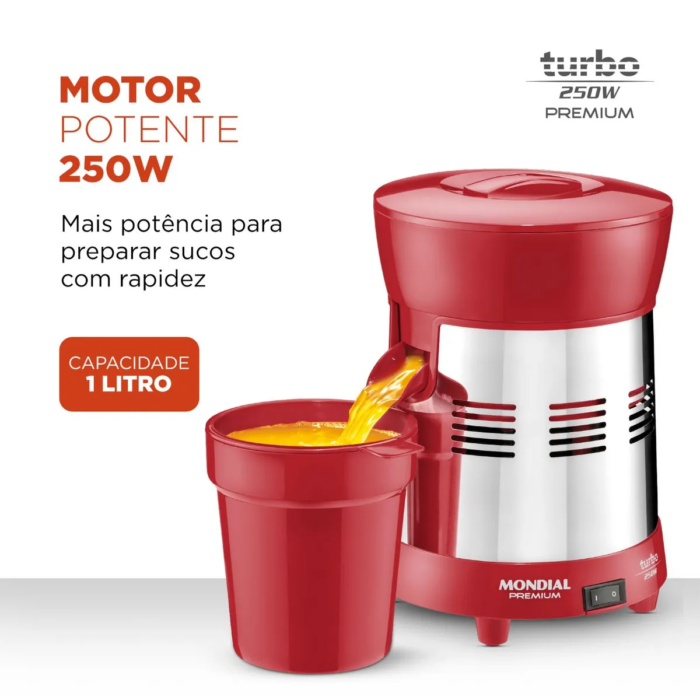 Extrator Mondial Turbo Premium E-24 - Image 2