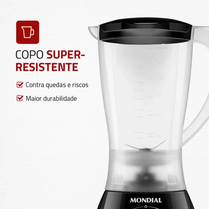 Liquidificador Mondial  L-550-B - Image 3