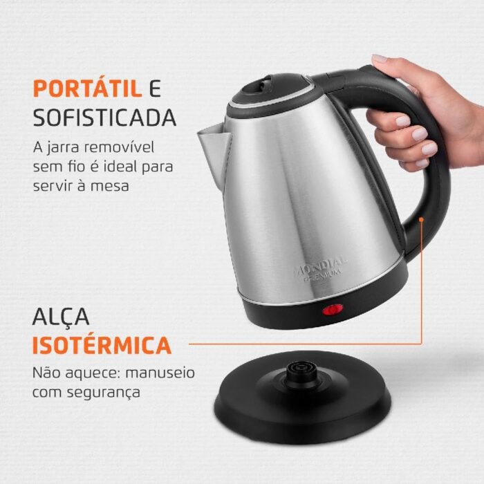 Chaleira Elétrica Premium,CE-06, 127 V - Image 3